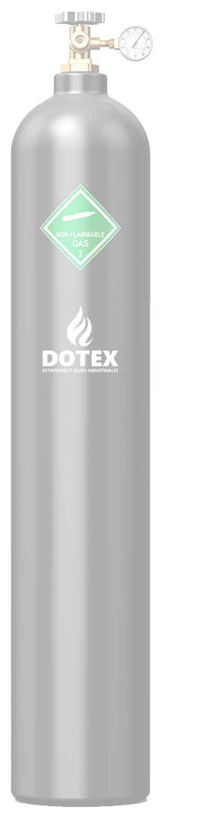 Cilindro de oxígeno industrial DOTEX